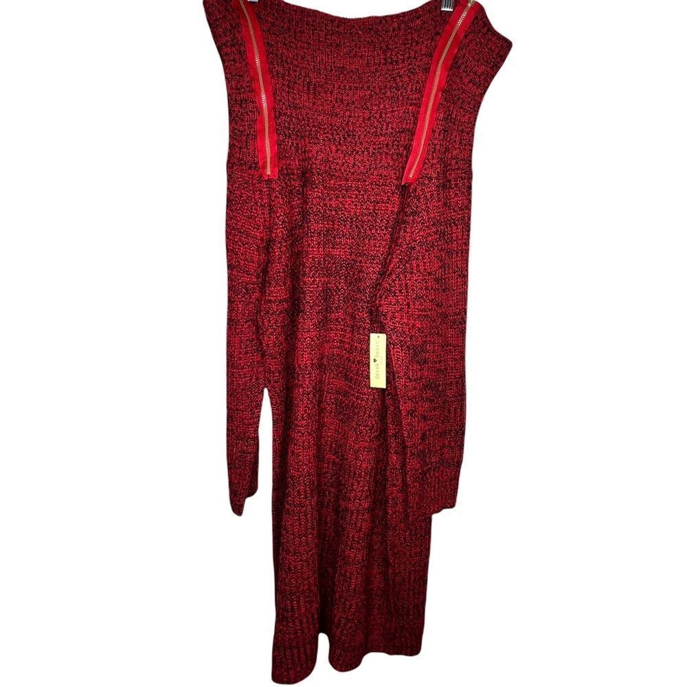 Derek Heart Off Shoulder Sweater Dress nwt